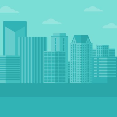 Modern şehir arka plan.