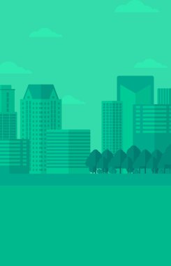 Modern şehir arka plan.