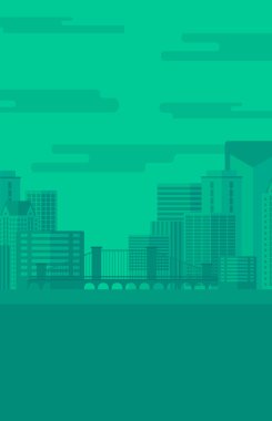 Modern şehir arka plan.