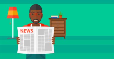 Muhabir okuma gazete.