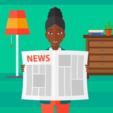 Muhabir okuma gazete.