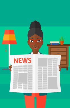 Muhabir okuma gazete.