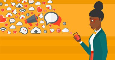 Sosyal medya uygulamaları.