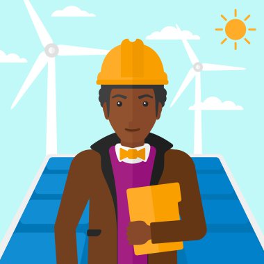 tablet bilgisayar tutan adam.