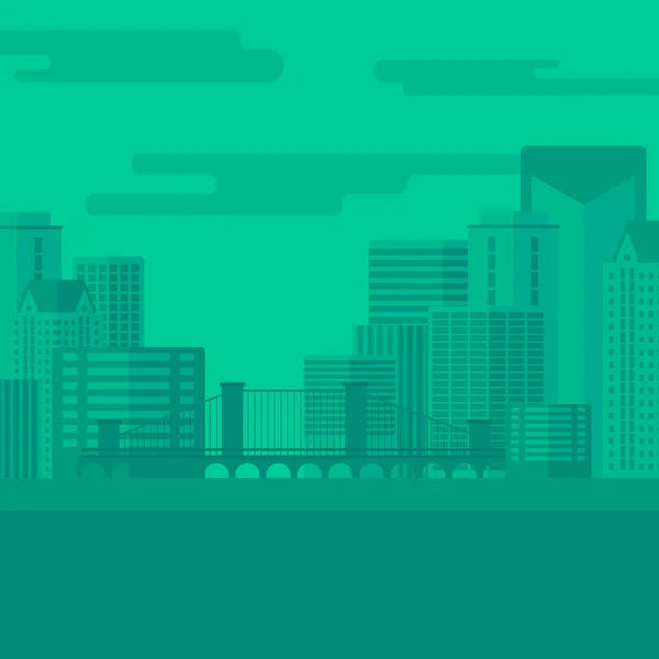 Fondo de la ciudad moderna . — Vector de stock