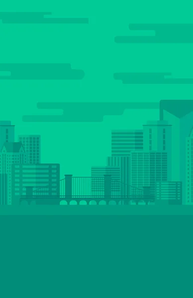 Fondo de la ciudad moderna . — Vector de stock