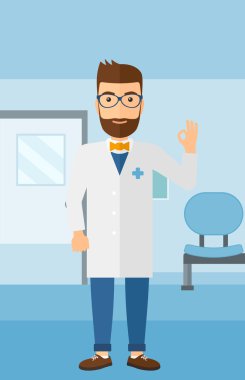 Gösteren işareti Tamam doktor.