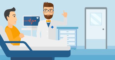 hasta doktor ziyaret.