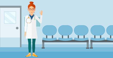 Gösteren işareti Tamam doktor.