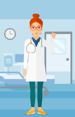 Doktor gösteren parmak.