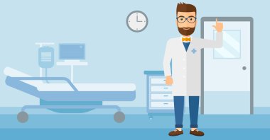 Doktor gösteren parmak.