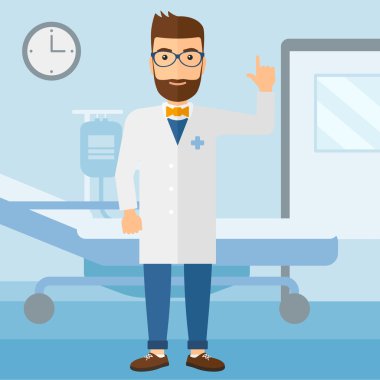 Doktor gösteren parmak.