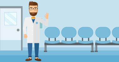 Gösteren işareti Tamam doktor.