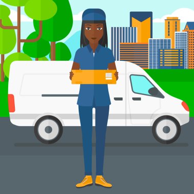 Kadın teslim kutusu.