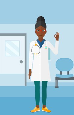 Gösteren işareti Tamam doktor.