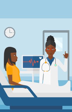 hasta doktor ziyaret.