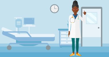 Doktor gösteren parmak.