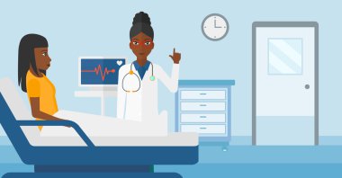 hasta doktor ziyaret.