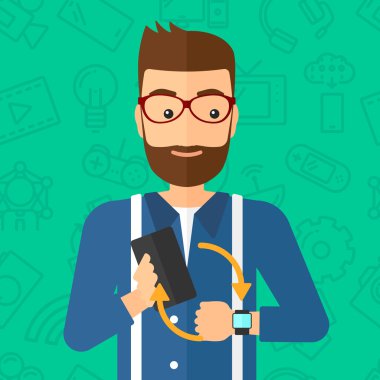 smartphone ve smartwatch eşitleme.