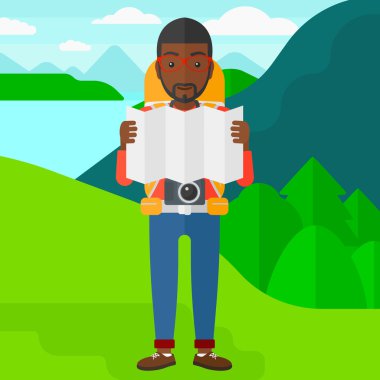 Haritaya bakıyordum backpacker.