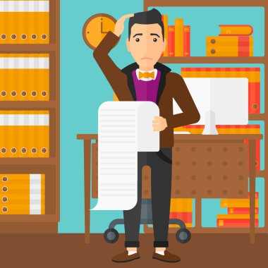 Adam tutarak uzun bill.