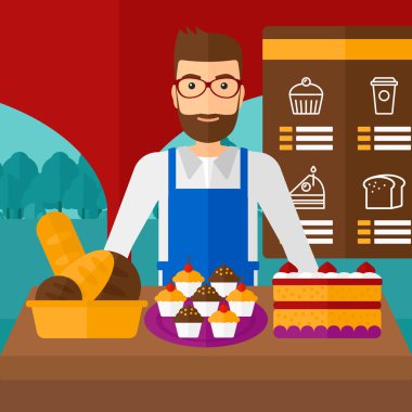 Başarılı küçük işletme sahibi.