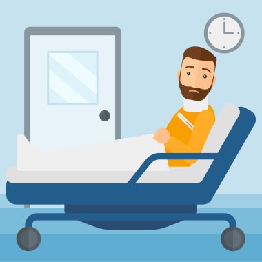 Hasta Yaralı boyun ile.