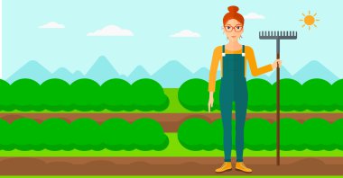 Komisyon ile çiftçi.