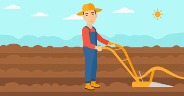 Çiftçi Saban ile sahada.