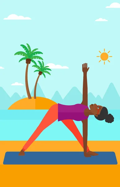 Creat a stunning sun salutation yoga for vector 3d in 4k 2k quality on  Craiyon