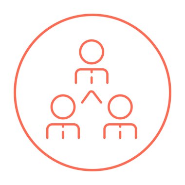 iş takımı satırı simgesi.