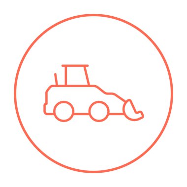 Ekskavatör satırı simgesi.