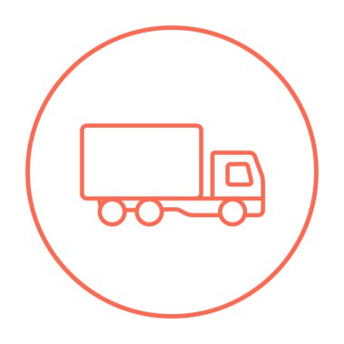 Teslimat kamyonu simgesi.