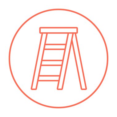 Bir merdiven satırı simgesi.