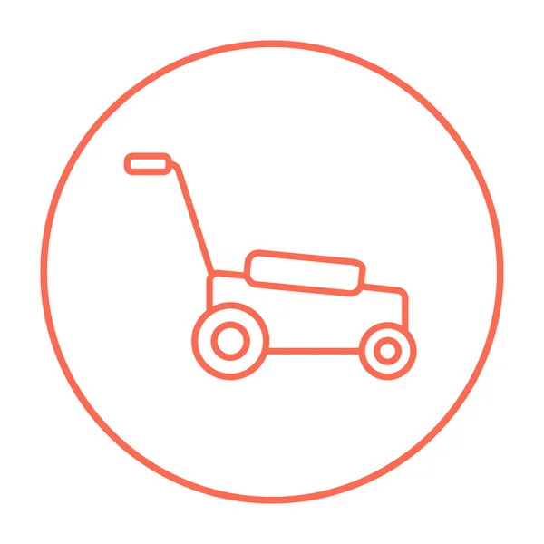 Lawnmover line icon. — Stock Vector