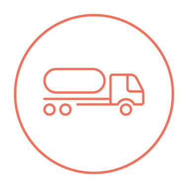 Yakıt kamyonu satırı simgesi.