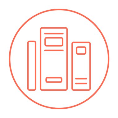 Kitaplar satırı simgesi.