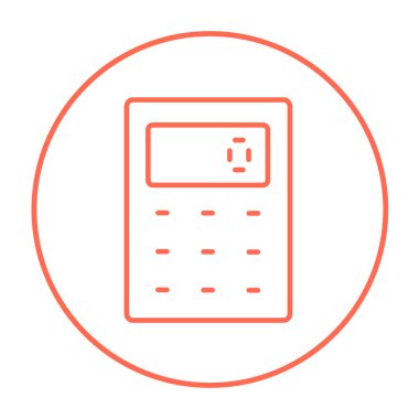 Hesap makinesi satır simgesi.