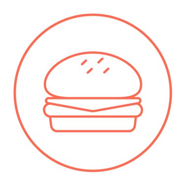 Hamburger çizgisi simgesi.