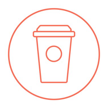 Tek kullanımlık Kupası satırı simgesi.