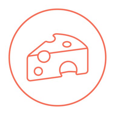 Peynir çizgisi simgesi.