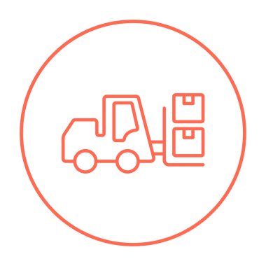 Forklift satırı simgesi.