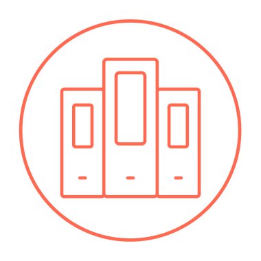 Sıra klasörleri satırı simgesi.