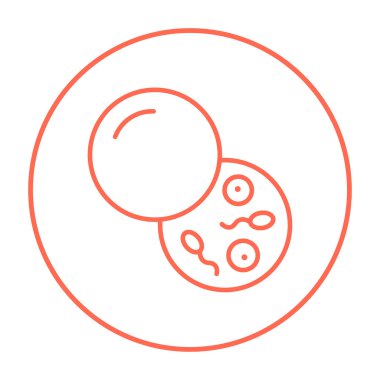 Donör sperm satırı simgesi.