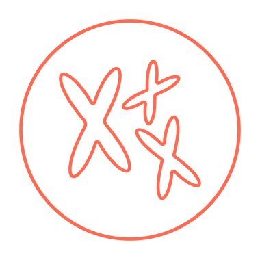 Kromozomlar satırı simgesi.