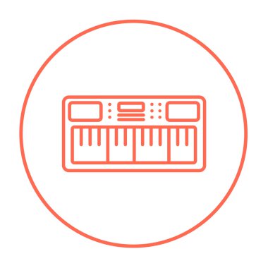 Synthesizer satırı simgesi.