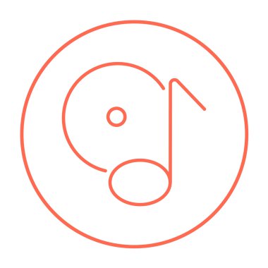 Disk satırı simgesi ile Not.