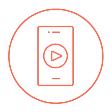 Akıllı telefon satırı simgesi.