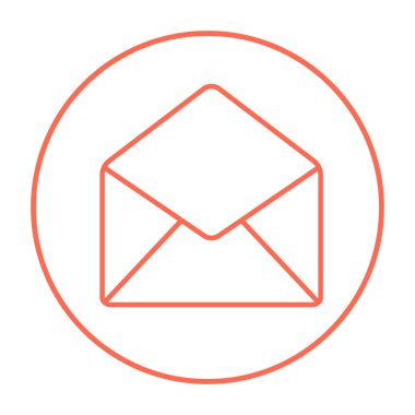 Zarf satırı simgesi.