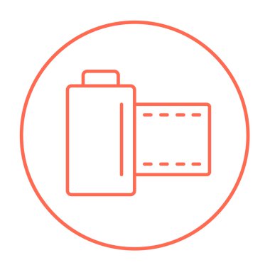 Kamera rulo satırı simgesi.